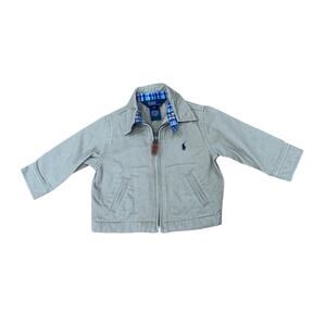 Polo by Ralph Lauren Baby Twill Jacket Beige Tan Size 12M